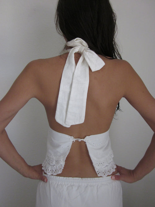 Blythe Halter Top | Seashell 1/1