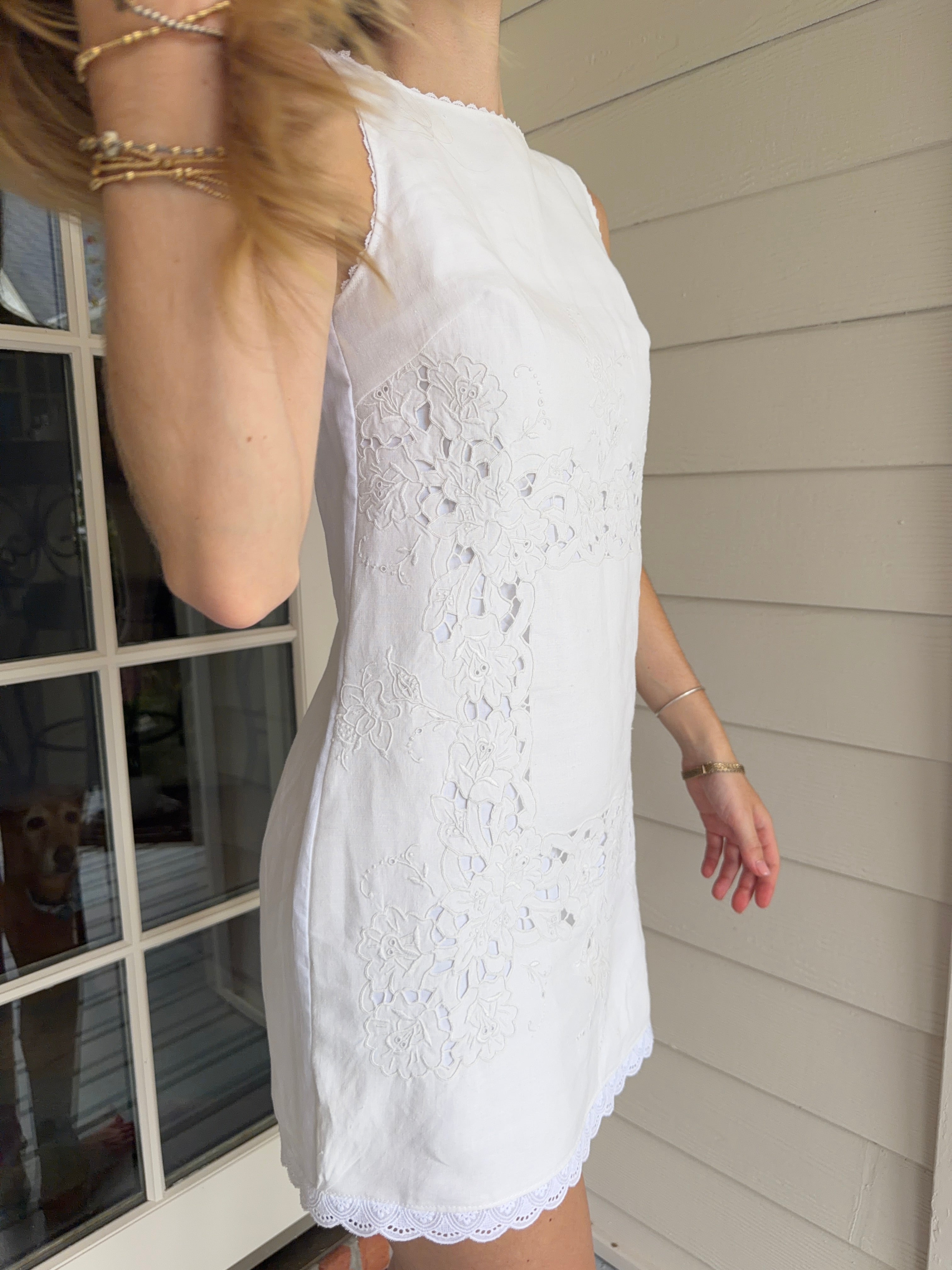 Claire Dress | Blanc Fleur