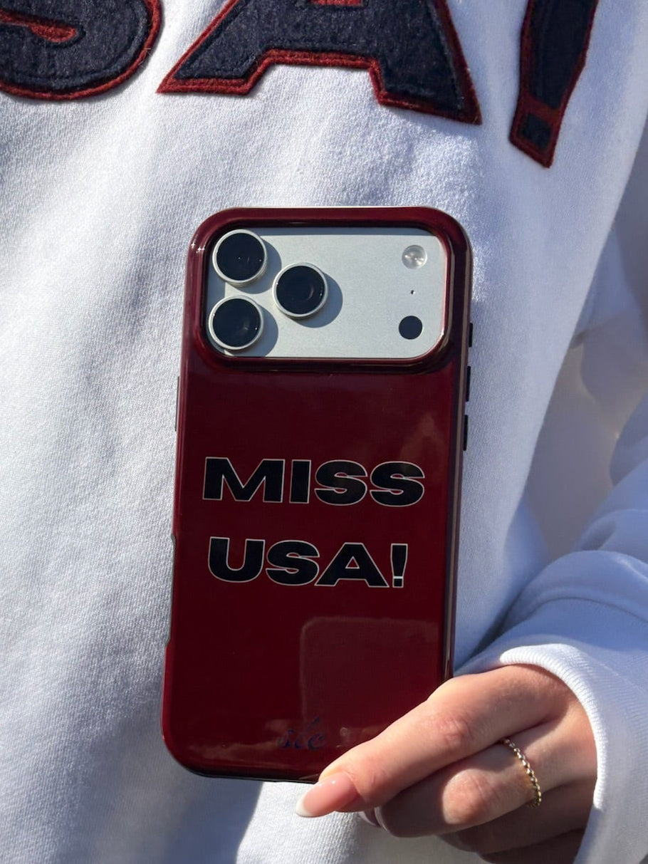 MISS USA Phone Case (Red)