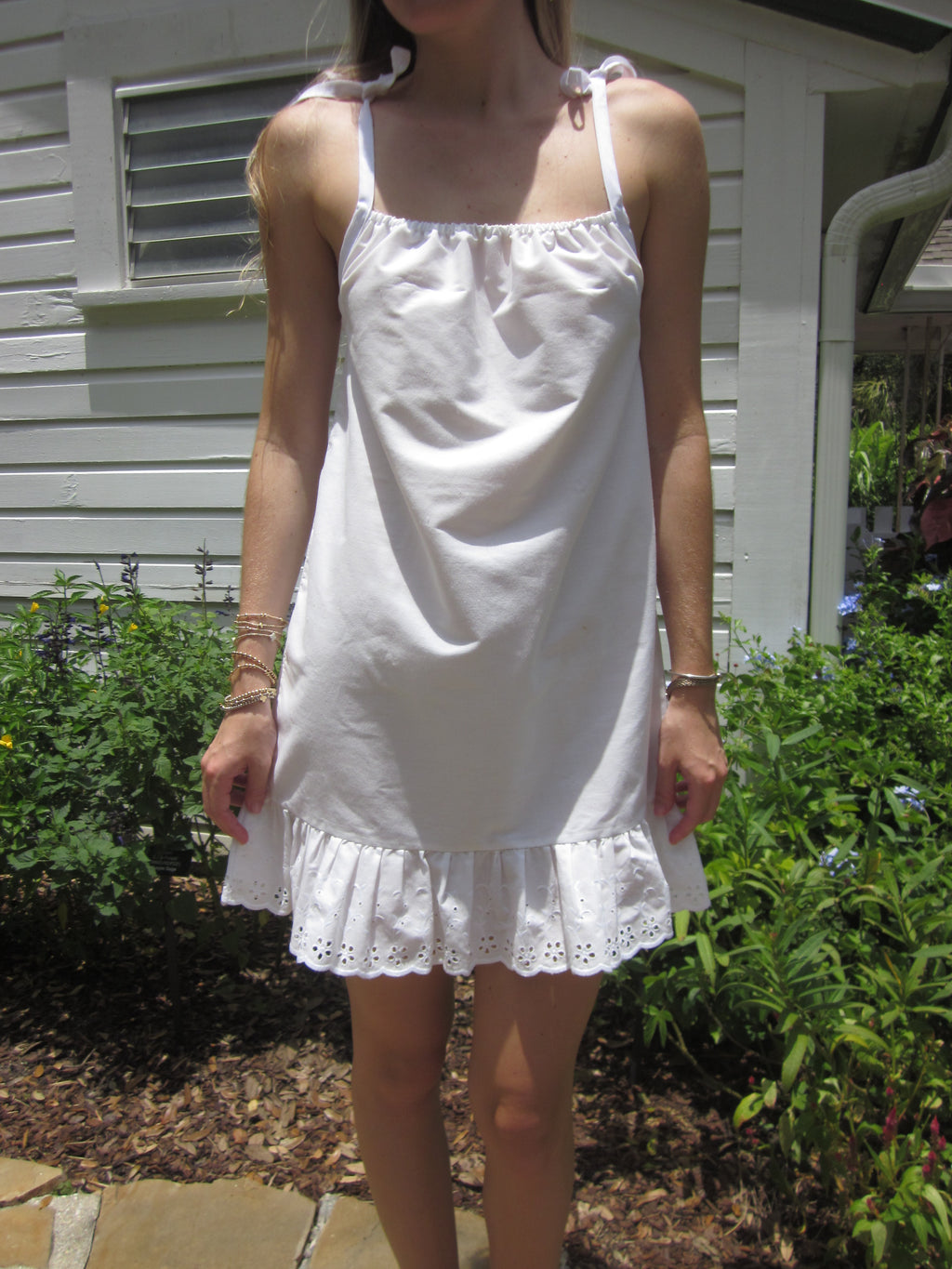 June Dress | Blanc Ruffle 1/1