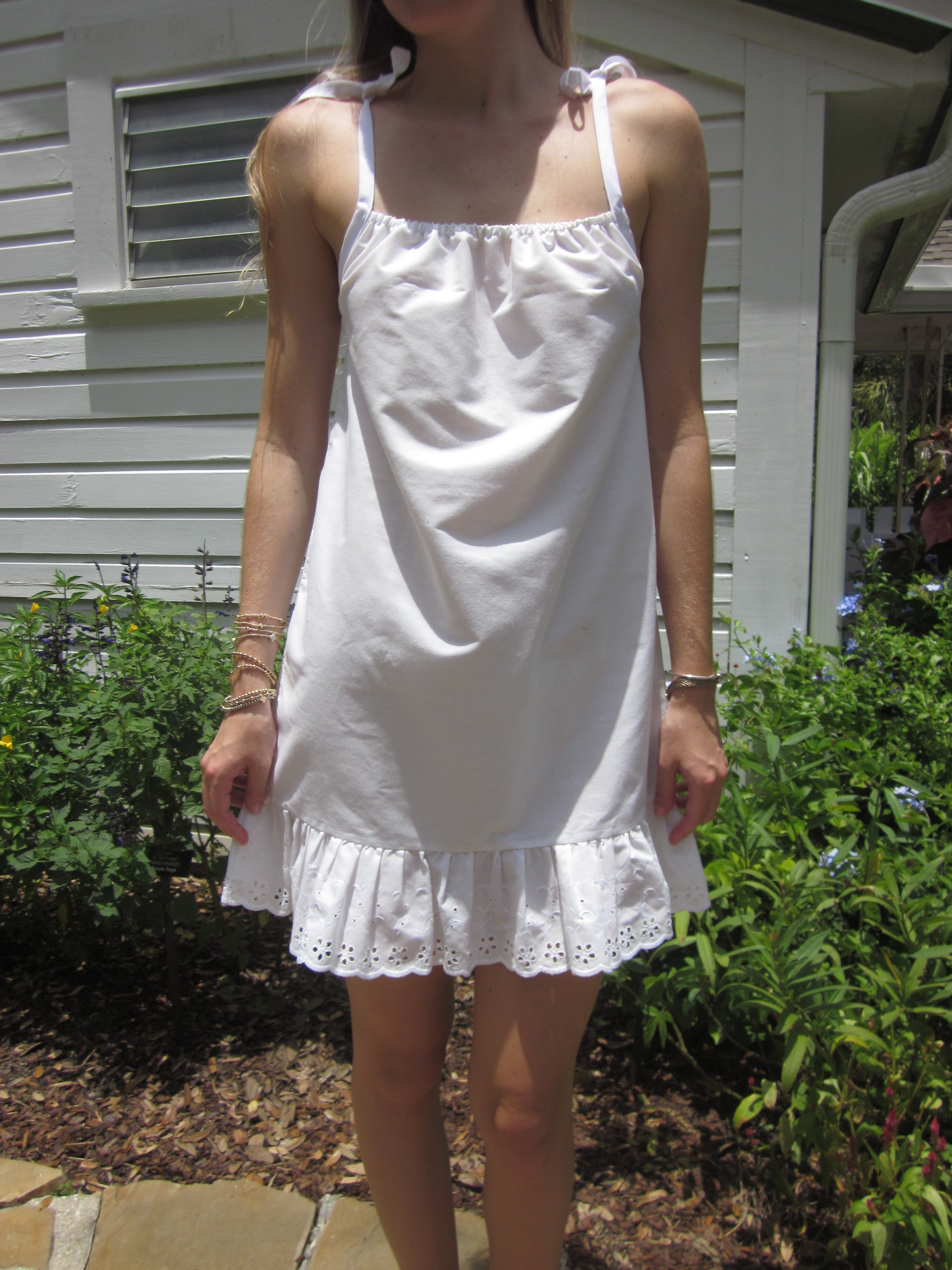 June Dress | Blanc Ruffle 1/1