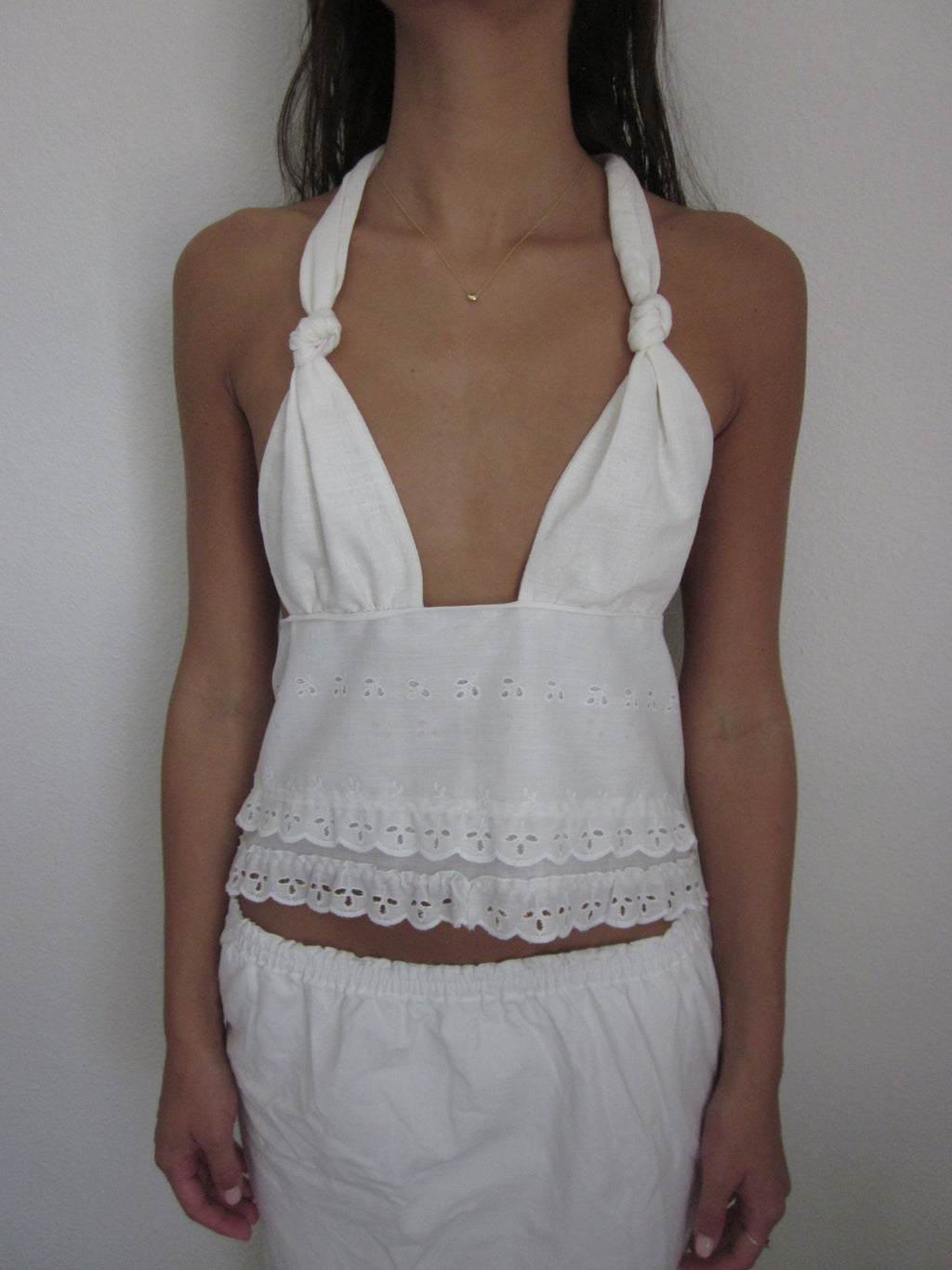 Blythe Halter Top | Seashell 1/1