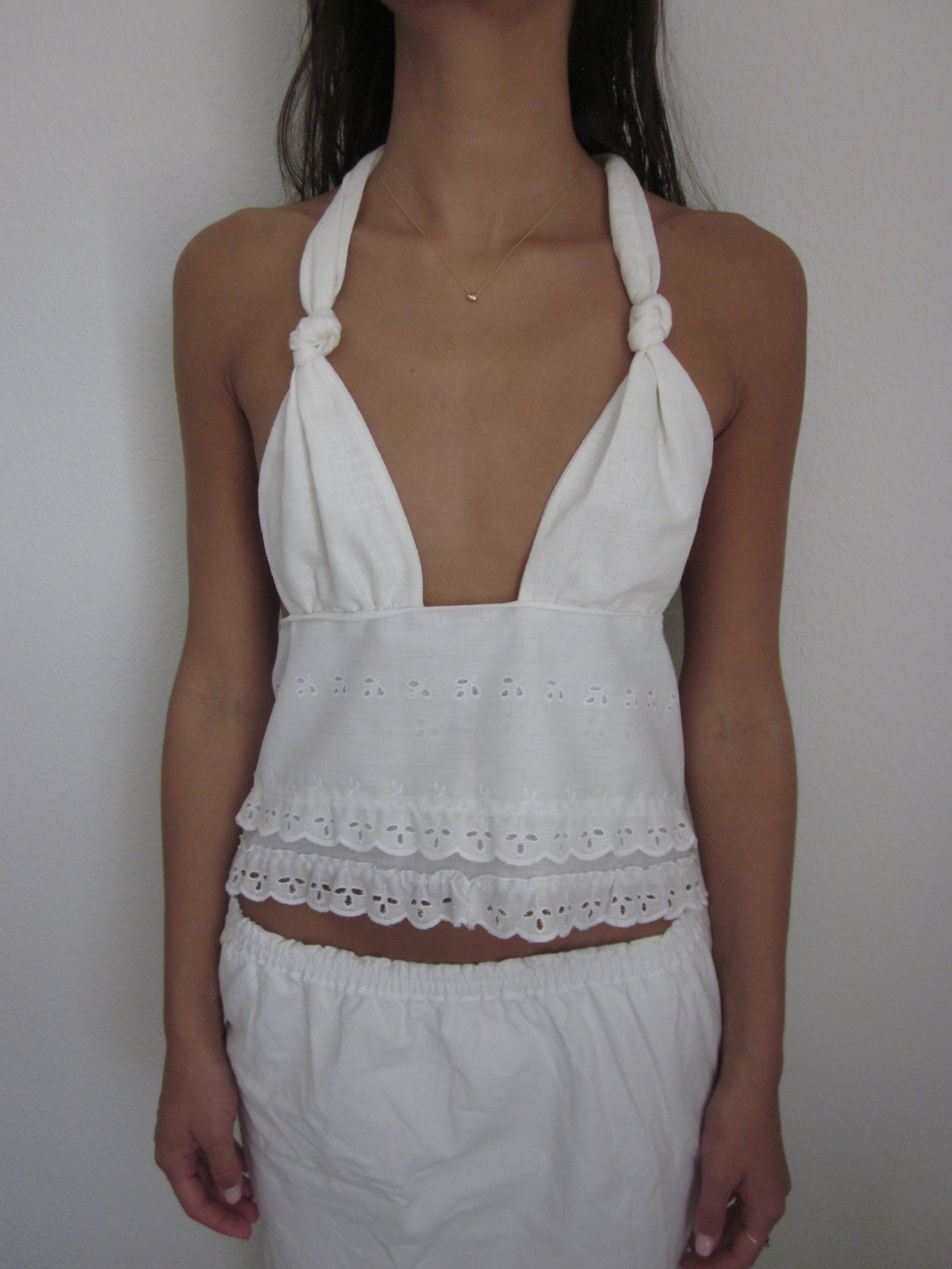 Blythe Halter Top | Seashell 1/1