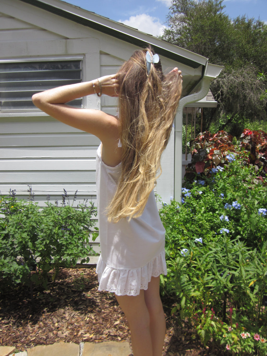 June Dress | Blanc Ruffle 1/1