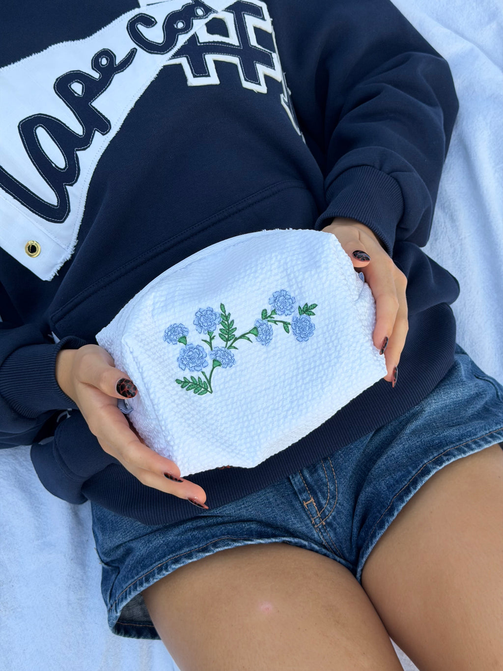 Summer Blooms Makeup Bag