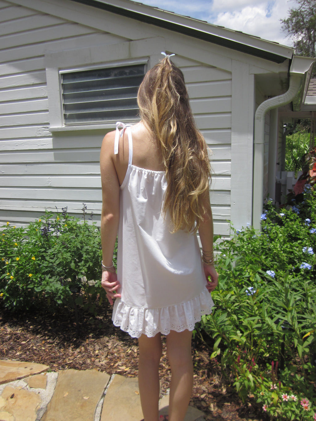 June Dress | Blanc Ruffle 1/1
