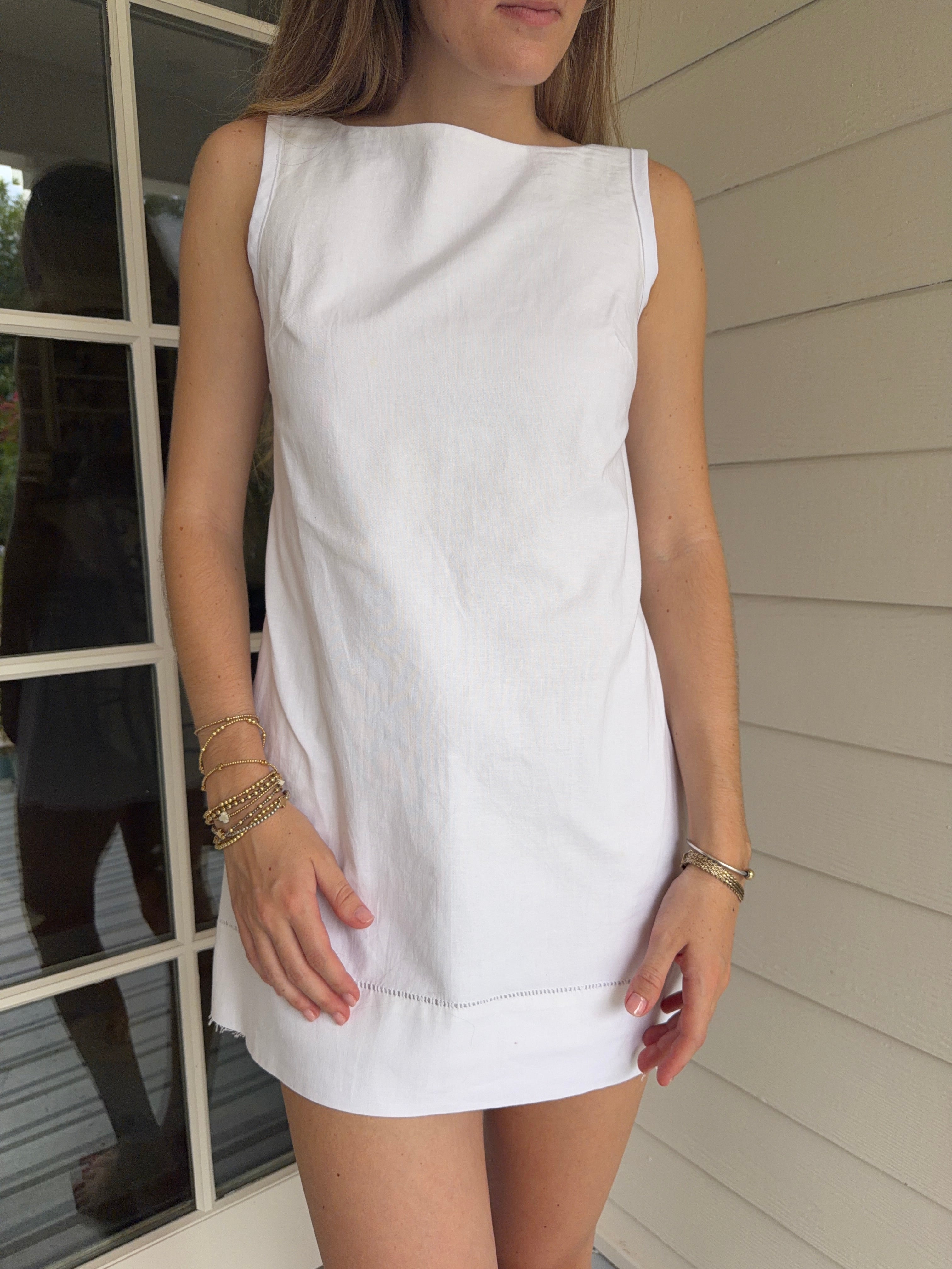 Claire Dress | Blanc Perle 1/1