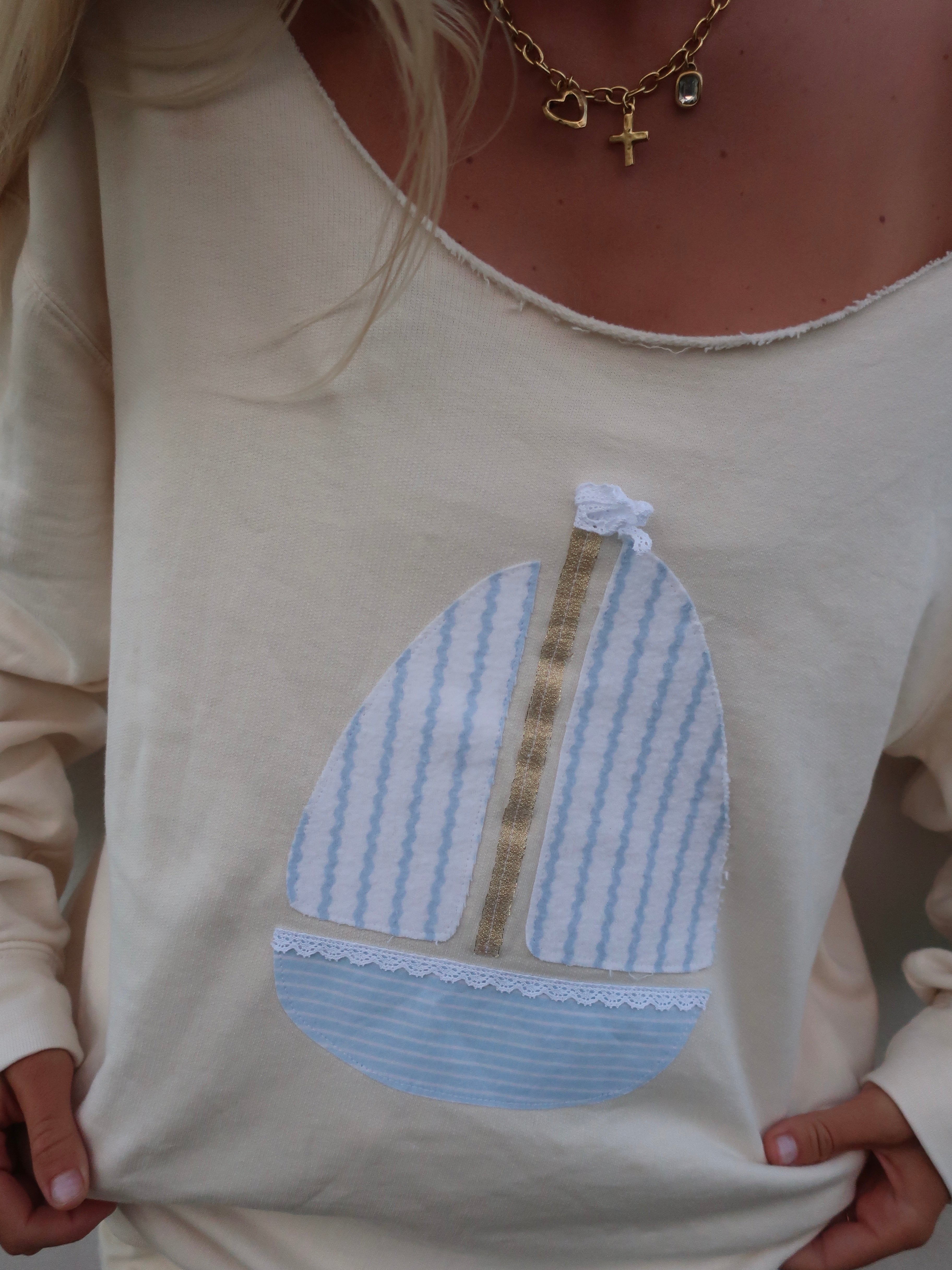 The Emmy Sweater (blue)