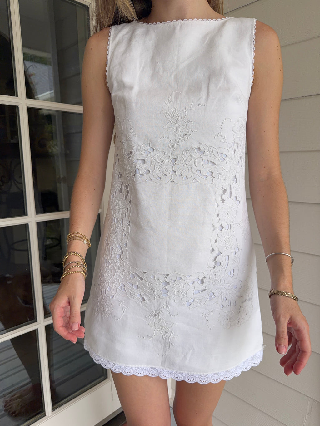 Claire Dress | Blanc Fleur