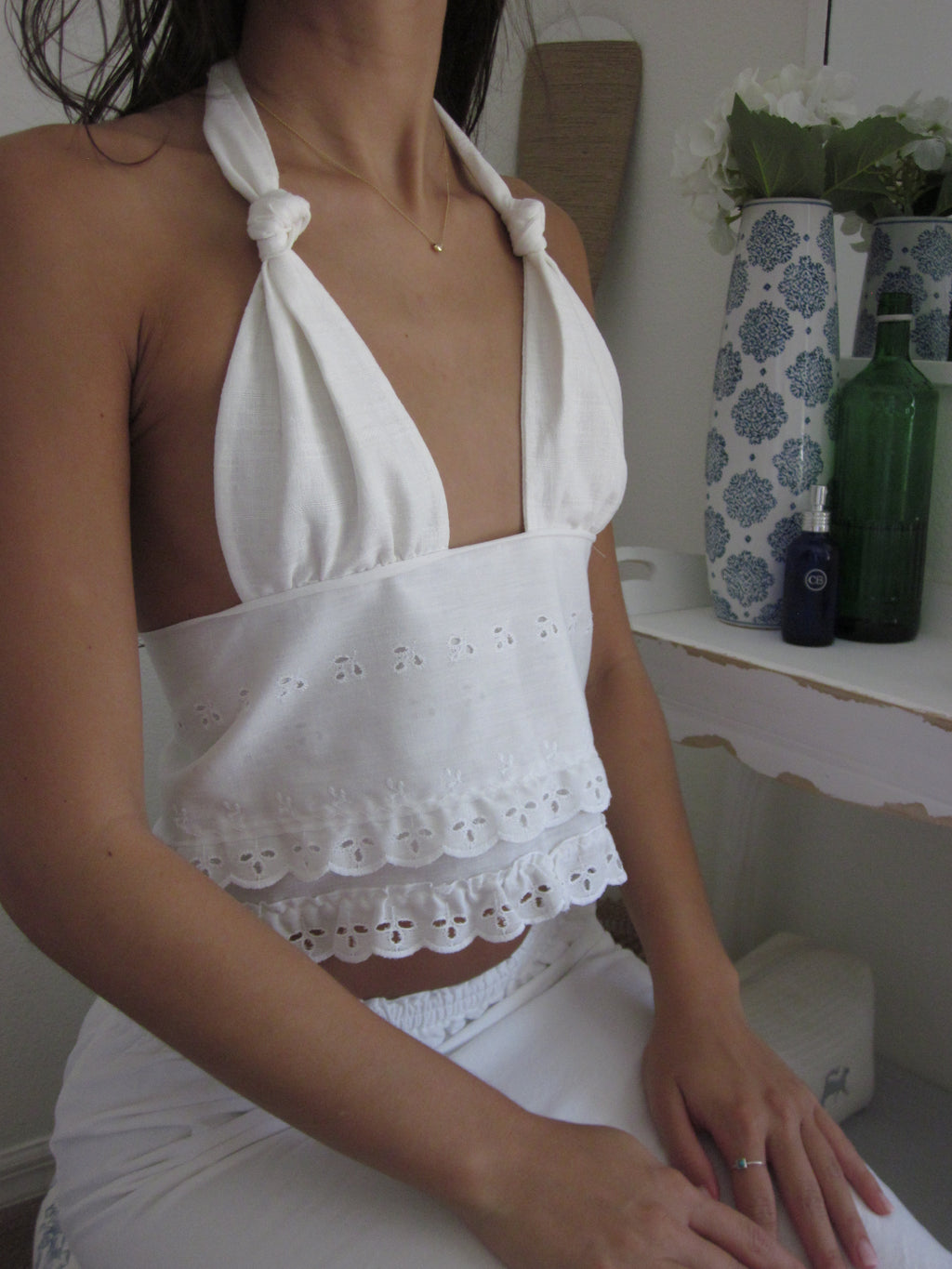 Blythe Halter Top | Seashell 1/1