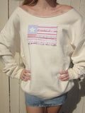 I <3 the USA Sweater (Cream)