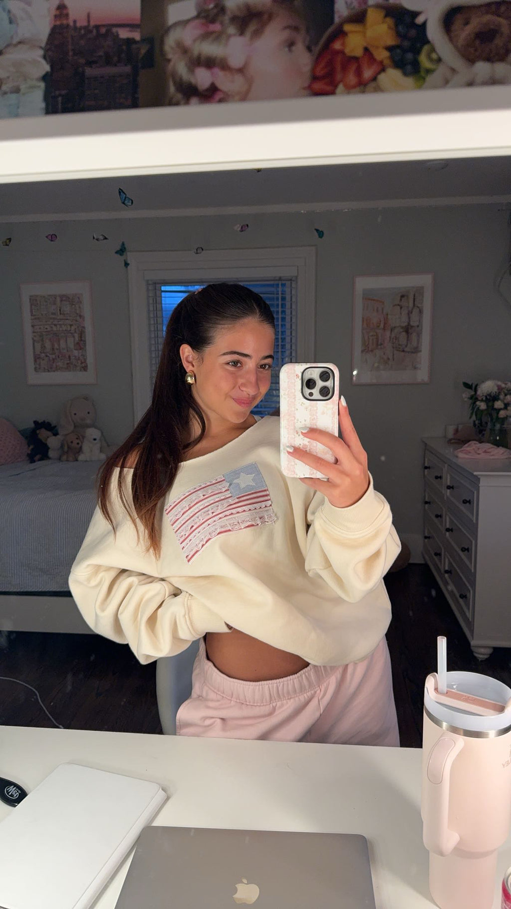 I <3 the USA Sweater (Cream)